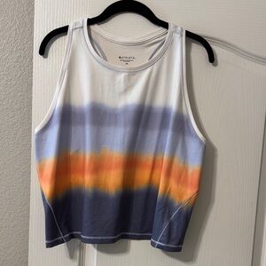 Athleta Tie-Dye Crop Tank Top 2X